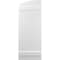 Ekena Millwork Americraft 6-Board (2 Batten) Wood Joined Board-n-Batten Shutters w/Ellipt Top, ARW101BE621X77WHH, PR ARW101BE621X77WHH - alternate 4